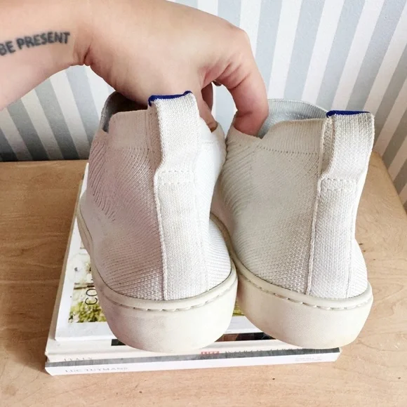 White Rothy’s Chelsea boots women’s 8.5 - Picture 4 of 7